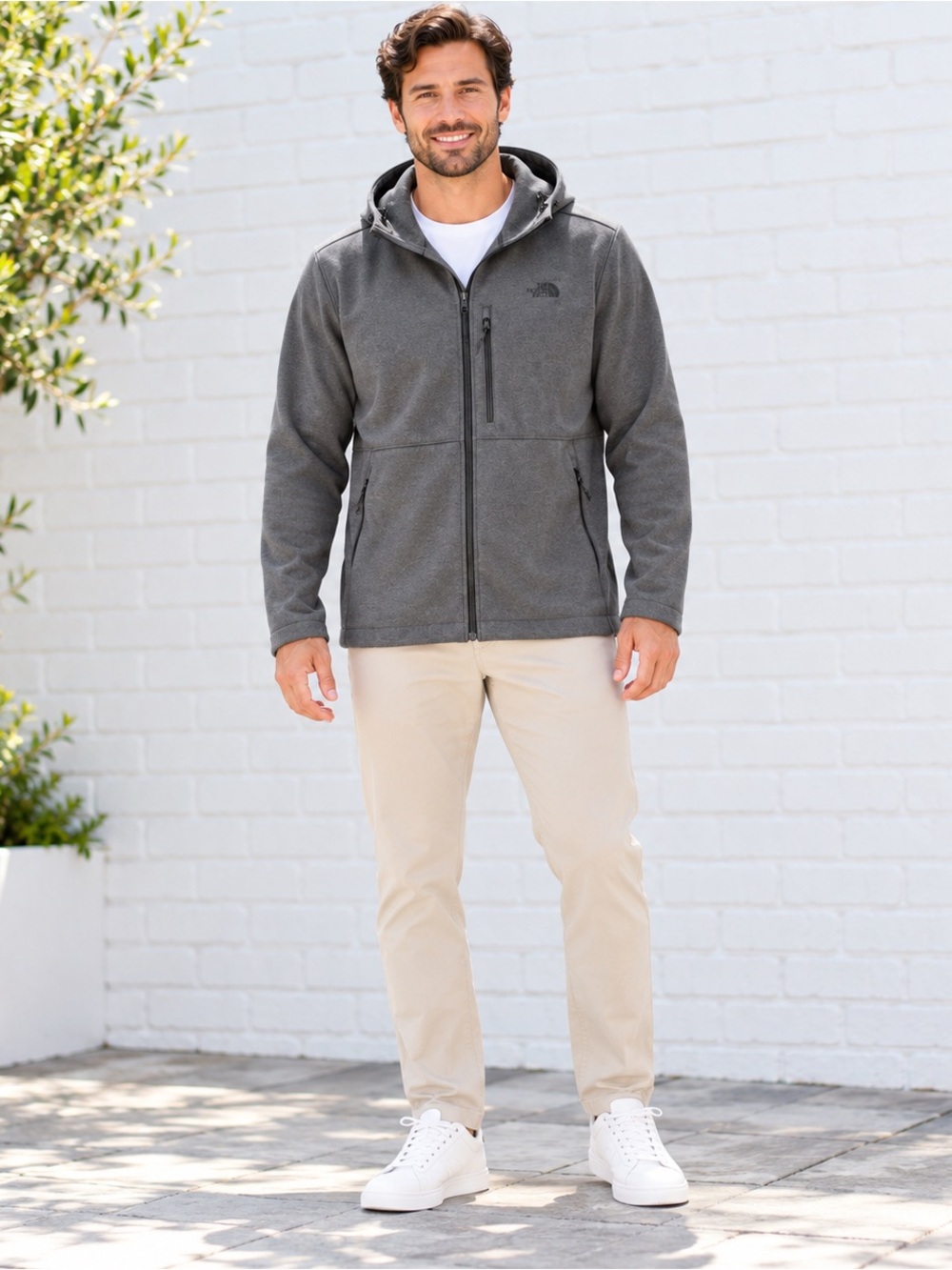 The North Face Men's Full Zip Hoodie Jacket
Size XL (Mens) | Color: Gray